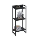 Ver imagem 6 de Estante para Livro Industrial 3 Prateleiras 104CMX45CM Preto/Ônix