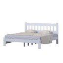 Ver imagem 2 de Cama de Casal King Size Madeira Maciça Branco Pérola