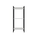 Ver imagem 2 de Estante para Livro Industrial 3 Prateleiras 104CMX45CM Branco/Snow/Preto