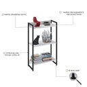Ver imagem 5 de Estante para Livro Industrial 3 Prateleiras 104cmx60cm