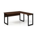 Ver mais imagens de Mesa em L (Mesa 1,50m + Mesa Auxiliar) - s/ Gavetas - Workstart - Marsala/Preto - 25476