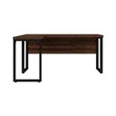Ver imagem 2 de Mesa em L (Mesa 1,50m + Mesa Auxiliar) - s/ Gavetas - Workstart - Marsala/Preto - 25476