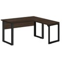 Ver imagem 1 de Mesa em L (Mesa 1,50m + Mesa Auxiliar) - S/ Gavetas - WORKSTART - MARSALA/PRETO - 25476