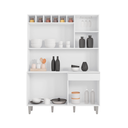 Ver imagem 3 de Cozinha Compacta Dunas Premium - 6 Portas 1 Gaveta:Cinza Fosco
