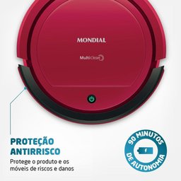 Robô Aspirador de Pó Mondial Rb-09 Bivolt - 4