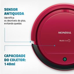 Robô Aspirador de Pó Mondial Rb-09 Bivolt - 5