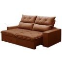 Ver mais imagens de Sofá Retrátil Reclinável para Sala 3 Lugares 210cm Aires F04 Veludo Terracota - Lyam Decor
