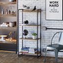 Ver imagem 7 de Estante para Livros Industrial Multiuso 4 Prateleiras 146x60cm Dynamica Yescasa 