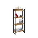 Ver imagem 6 de Estante para Livros Industrial Multiuso 4 Prateleiras 146x60cm Dynamica Yescasa 