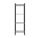 Ver imagem 2 de Estante de Livros Industrial 80CMX146CM Multiuso 4 Prateleiras Dynamica Yescasa Branco/Chess/Preto