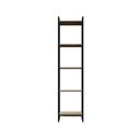 Ver imagem 2 de Estante de Livros Industrial 45CMX187CM Multiuso 5 Prateleiras Dynamica Yescasa Marrom/Carvalho/Pret