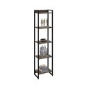 Ver imagem 6 de Estante para Livros Industrial Multiuso 5 Prateleiras 187x45cm Dynamica Yescasa 