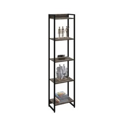 Estante para Livros Industrial Multiuso 5 Prateleiras 187x45cm Dynamica Yescasa  - 6