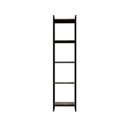 Ver imagem 2 de Estante de Livros Industrial 45CMX187CM Multiuso 5 Prateleiras Dynamica Yescasa Marrom/Carvalho Dark