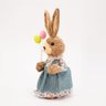 Coelhinho de Páscoa Coelho em Palha Artesanal Enfeite 37cm - 3