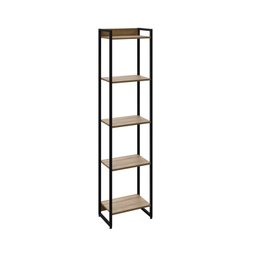 Estante para Livros Industrial Multiuso 5 Prateleiras 187x45cm Dynamica Yescasa  - 3