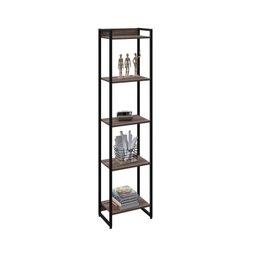 Estante para Livros Industrial Multiuso 5 Prateleiras 187x45cm Dynamica Yescasa  - 6