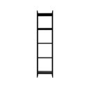 Ver imagem 2 de Estante de Livros Industrial 45CMX187CM Multiuso 5 Prateleiras Dynamica Yescasa Preto/Ônix