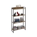 Ver imagem 6 de Estante de Livros Industrial 60CMX187CM Multiuso 5 Prateleiras Dynamica Yescasa Marrom/Lamina Mel/Pr