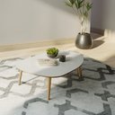 Ver imagem 3 de Mesa de Centro Orgânica 120cm 100% Mdf Tb625 Basic Dalla Costa