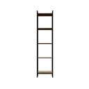 Ver imagem 2 de Estante de Livros Industrial 80CMX187CM Multiuso 5 Prateleiras Dynamica Yescasa Marrom/Lamina Mel/Pr