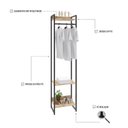 Ver imagem 6 de Estante Closet Arara Industrial 3 Prateleiras 187x45cm Dynamica  