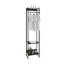 Estante Closet Arara Industrial 3 Prateleiras 187x45cm Dynamica   - 2