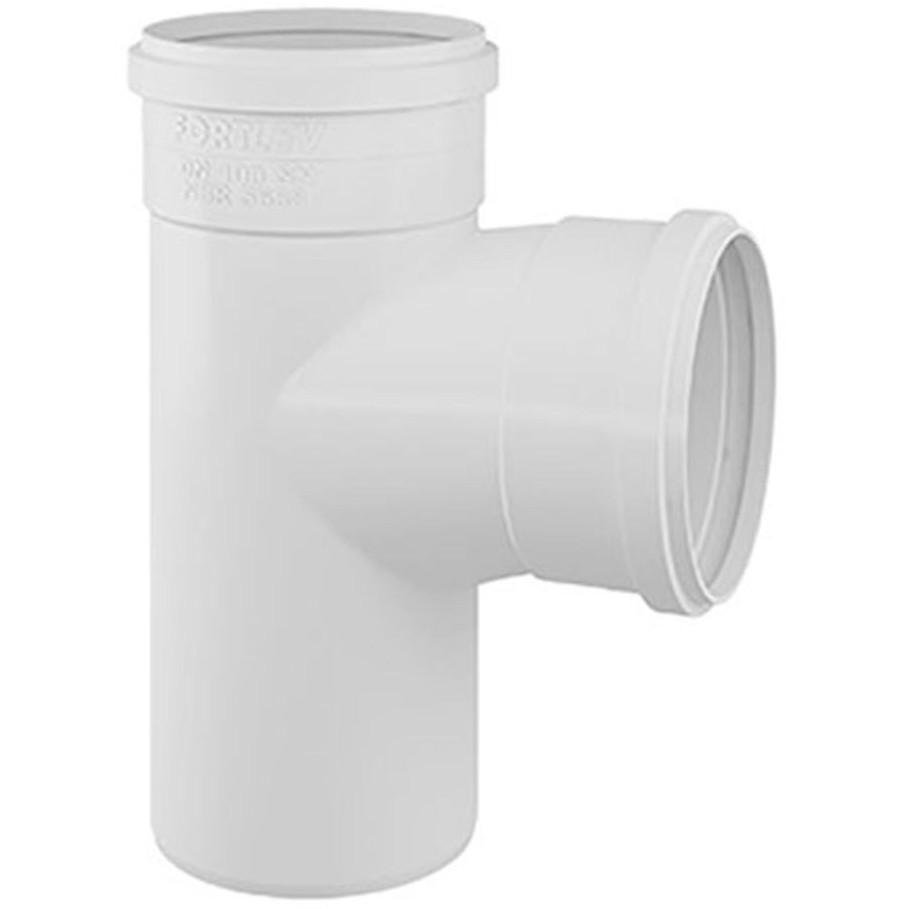 Te Em Pvc Para Esgoto 200Mm Branco - Fortlev | MadeiraMadeira