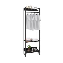 Estante Closet Arara Industrial 3 Prateleiras 187x60cm Dynamica Yescasa  - 2