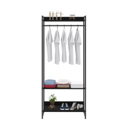Estante Closet Arara Industrial 3 Prateleiras 187x80cm Dynamica Yescasa  - 5