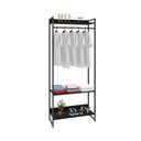 Ver imagem 2 de Estante Closet Arara Industrial 3 Prateleiras 187x80cm Dynamica Yescasa