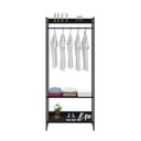 Ver imagem 5 de Estante Closet Arara Industrial 3 Prateleiras 187x80cm Dynamica Yescasa Preto/Ônix