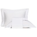 Ver imagem 4 de Jogo de Cama 4 Peças 300 Fios Bambu com Bordado Due Branco Altenburg