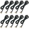 10 Pcs Cordao Liso Fone 2 Vias Rj11 Intelbras 1,8m - 1