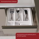 Ver mais imagens de Cozinha Compacta Modulada 4 Peças 2 Fornos com Tampo 100% MDF Connect Marrom/Bege