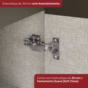 Ver imagem 7 de Cozinha Compacta Modulada 4 Peças 2 Fornos com Tampo 100% MDF Connect Marrom/Bege