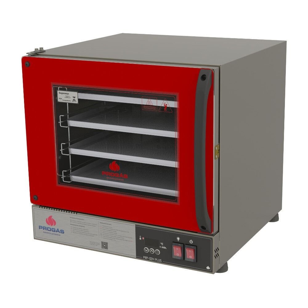 Forno Turbo Elétrico Progás Fast Oven Plus Vermelho 127V PRP-004 Plus - 1