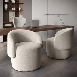 Poltrona Orgânica Beatriz Boucle Elegante - 7decormoveis Bege - 2