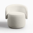 Ver imagem 3 de Poltrona Orgânica Beatriz Boucle Elegante - 7decormoveis Bege