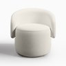 Poltrona Orgânica Beatriz Boucle Elegante - 7decormoveis Bege - 3