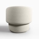 Ver imagem 4 de Poltrona Orgânica Beatriz Boucle Elegante - 7decormoveis Bege