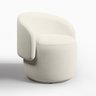 Poltrona Orgânica Beatriz Boucle Elegante - 7decormoveis Bege - 1