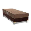 Ver imagem 1 de Cama Box Solteiro: Colchão Molas Ortobom Hotelaria Nanolastic Orthotel Spring + Base CRC Suede