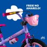 Bicicleta Infantil Aro 16 Menina com Rodinha Nathor - 5
