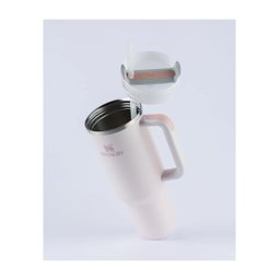Copo com Canudo Stanley Quencher 2.0 Rose Quartz 887ML - 2