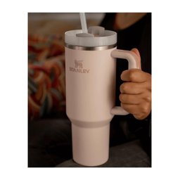 Copo com Canudo Stanley Quencher 2.0 Rose Quartz 887ML - 4