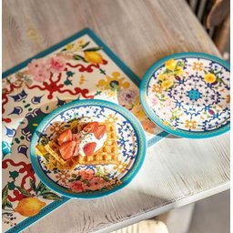 Prato de Jantar Flower &amp; Lemon em Melamina - Ø27,5xh2,4cm - Guzzini - 2