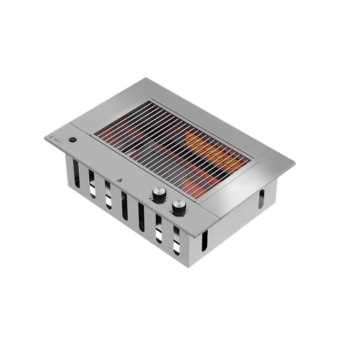 Churrasqueira a Gas de Embutir Dxx301 Master Dinoxx Grelha Uruguaia em Inox - Glp