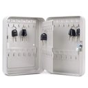 Ver imagem 4 de Claviculario Porta 48 Chaves Cofre Organizador de Ferro Armario Profissional Empressarial Condominio