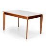 Conjunto Mesa de Jantar Camile 135x80 Cm e 6 Cadeiras Assento Mdf – Madeira Maciça - 3